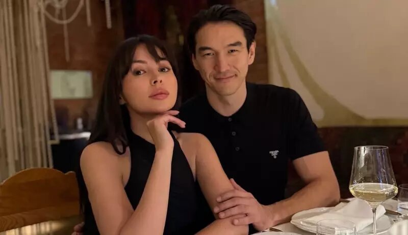    Нурлан Сабуров с женой. Фото: соцсети.