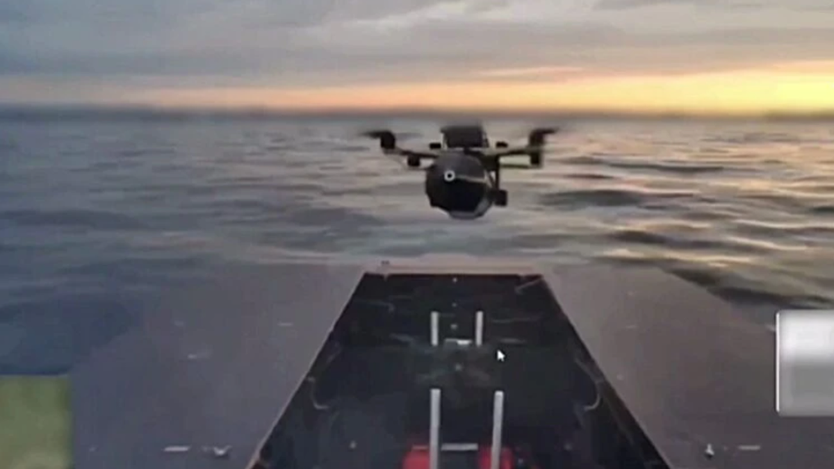 "В акватории Чёрного моря завершились первые испытания по запуску оптоволоконного дрона «Князь Вандал Новгородский» с безэкипажного катера «Скорлупа»". Об этом сообщил в своем Telegram-канале Научно-производственный центр «Ушкуйник». Источник фото: https://tavria.tv/news/