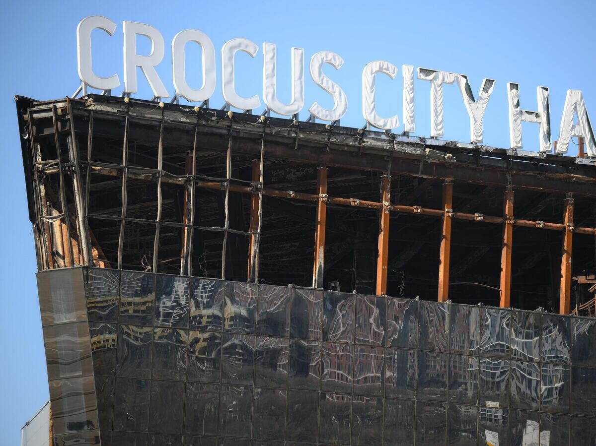    Сгоревшее здание "Крокус Сити Холла" | © РИА Новости / Алексей Майшев