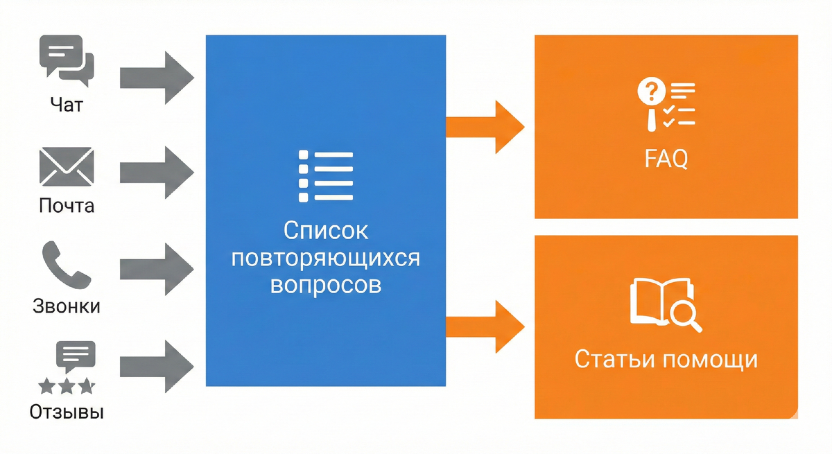 Схема сбора вопросов