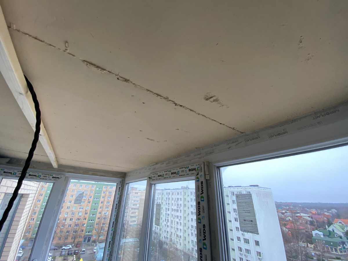 Вся пена проходится герметиком