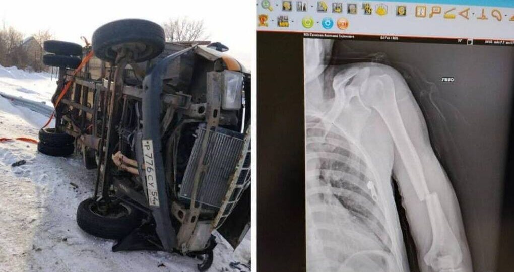 Под Новосибирском лихач устроил ДТП, покалечил водителя и скрылся