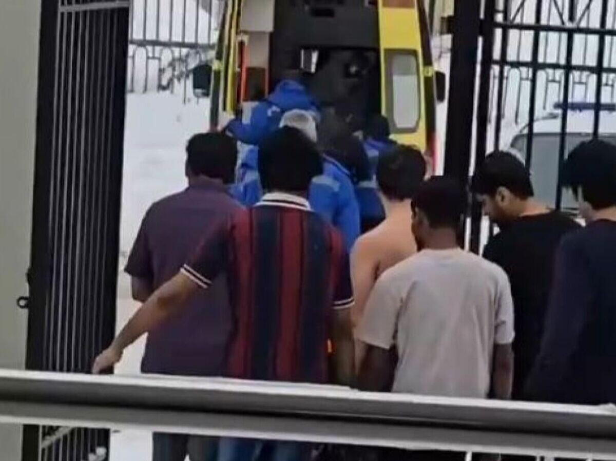    На месте нападения в общежитии вуза в Уфе | © Кадр видео из соцсетей