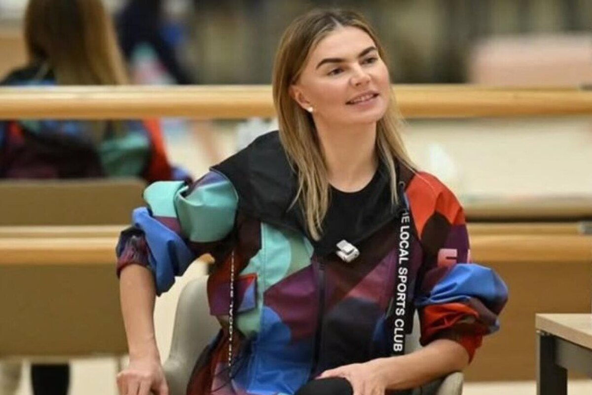    Алина Кабаева на тренировке. соцсети.