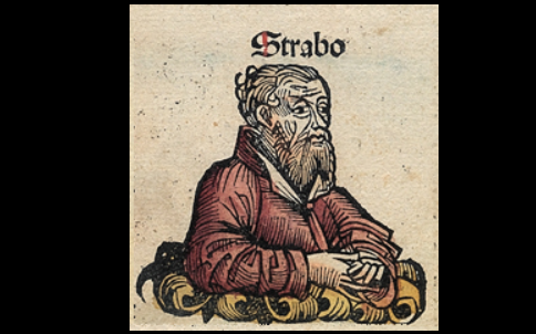 Страбон. Иллюстрация из «Нюрнбергской хроники» (1493)