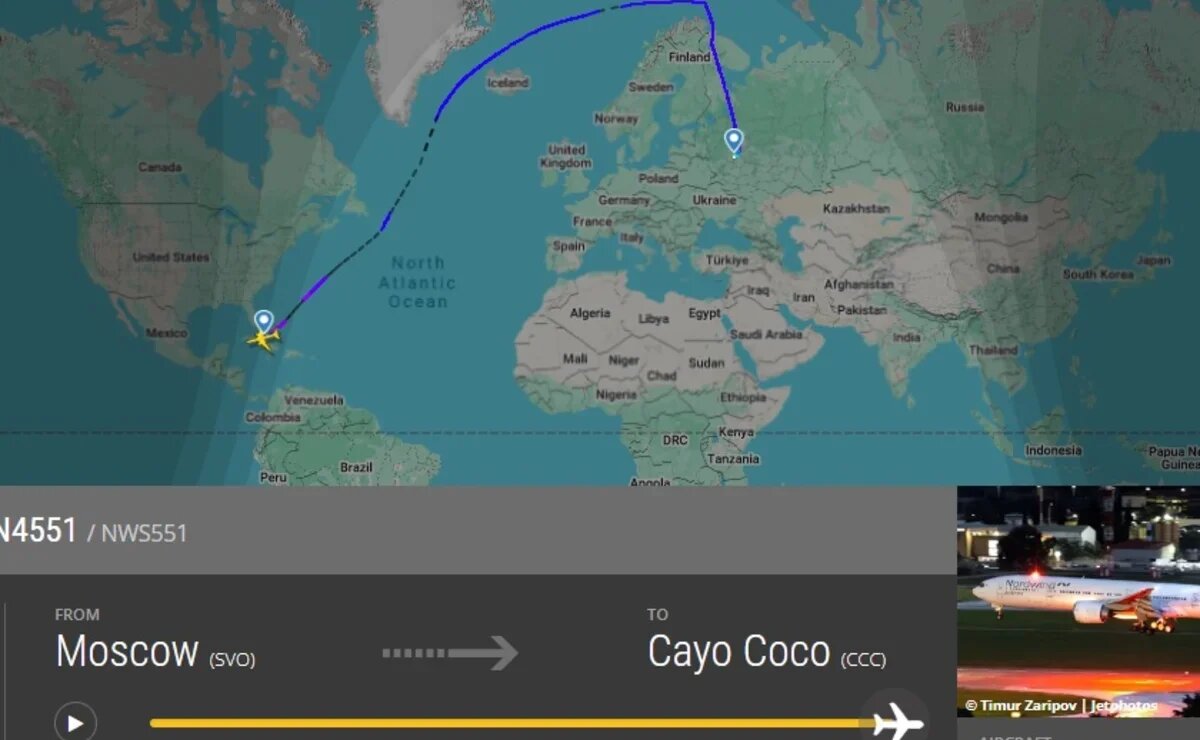    Как сейчас летают самолеты на Кубу и обратно
