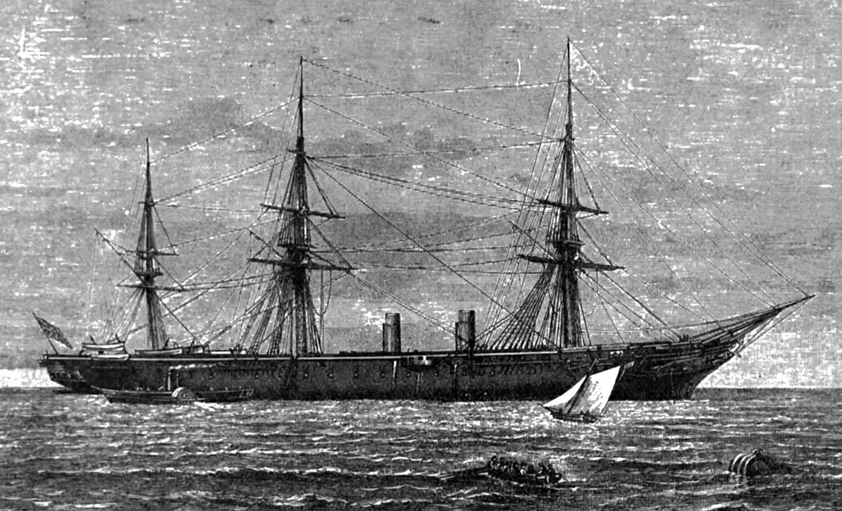 Британский мореходный броненосец "Уорриор"