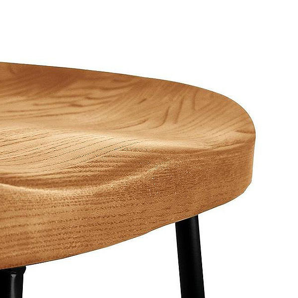 Приятная плавная поверхность сидушки, изготовленная вручную, и современная форма, которая делает этот стул звездой любой барной стойки.