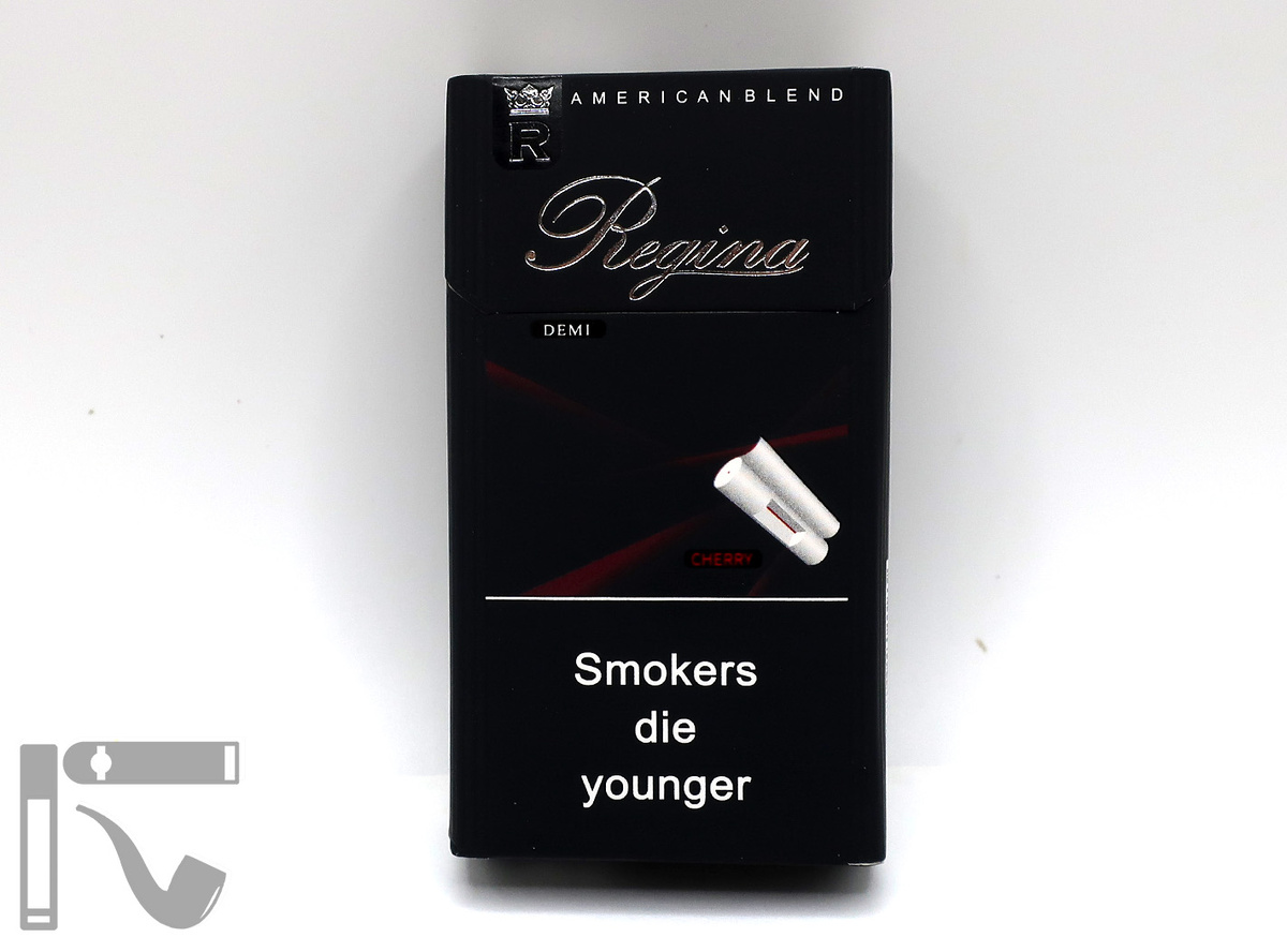 Сигареты Regina Cherry. Фото: © канал "Уголок Курильщика"