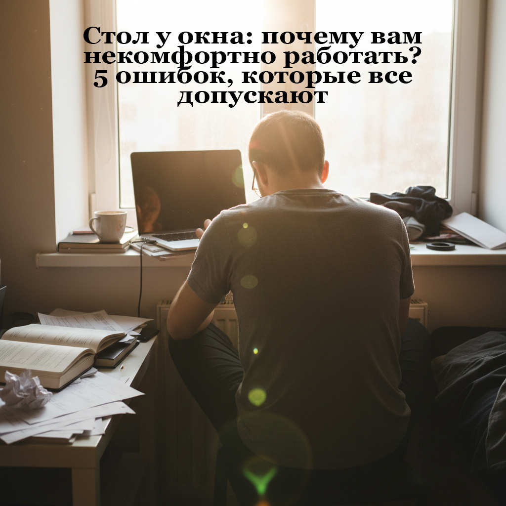 Стол у окна или на окна - почему неудобно?