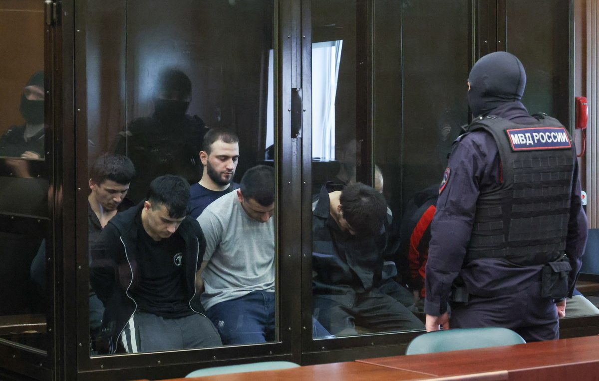    Суд в Москве по делу о теракте в "Крокус Сити Холле"  Сергей Фадеичев/ТАСС