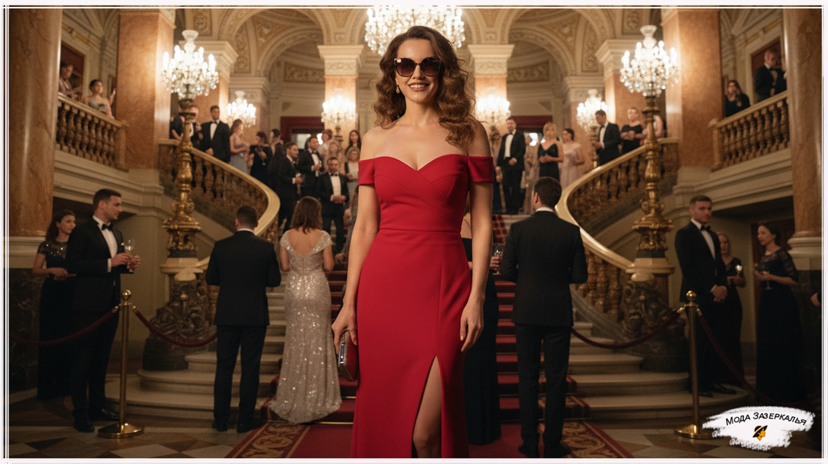 Красное платье