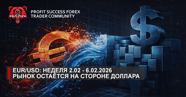 EUR/USD: неделя 2.02 - 6.02.2026 - рынок остаётся на стороне доллара