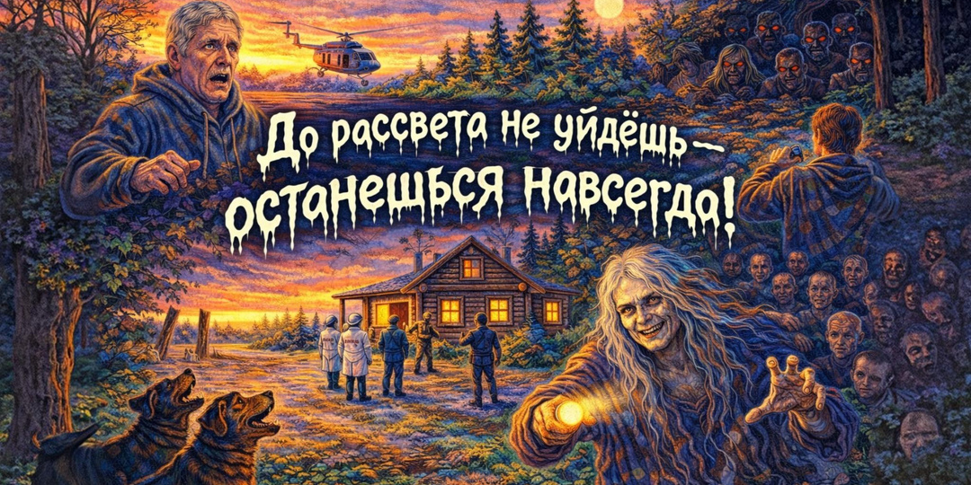До рассвета не уйдёшь — останешься навсегда! Часть 2