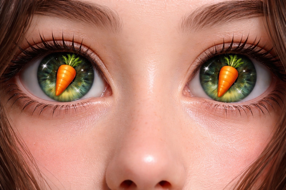    Морковь содержит антиоксиданты, которые помогают защищать глаза от повреждений свободными радикалами