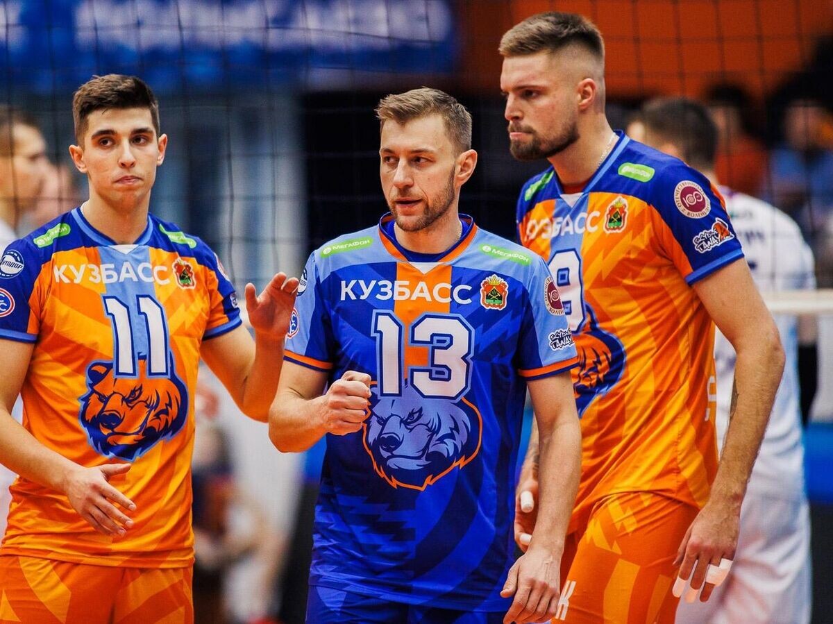    Волейболисты "Кузбасса" | © Фото : Пресс-служба ВК "Кузбасс"