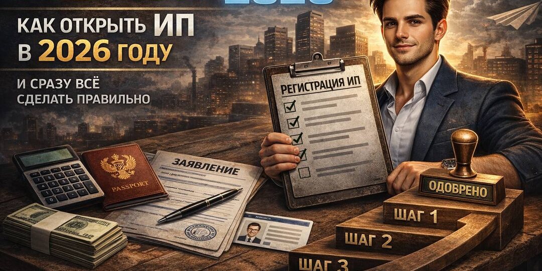 Как открыть ИП в 2026 году и не создать себе проблем на старте
