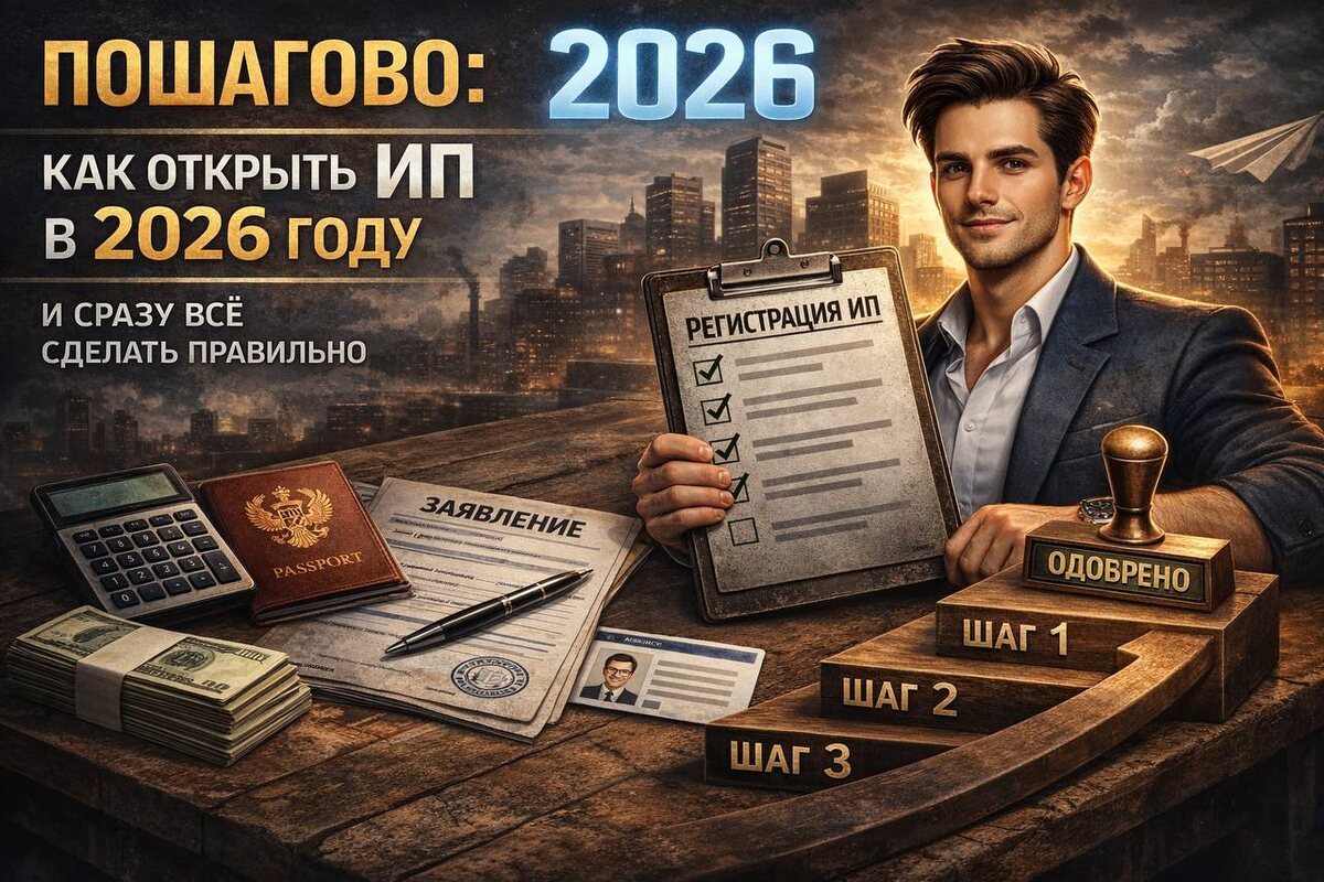 Как открыть ИП в 2026 году и не создать себе проблем на старте