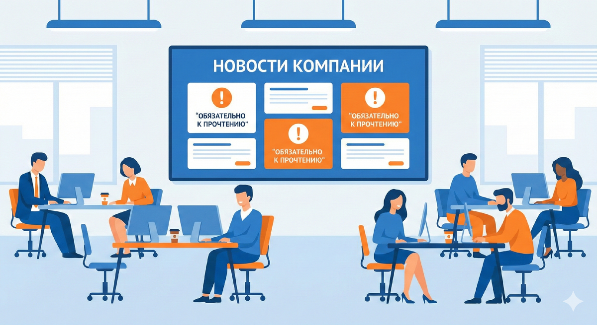 Как заставить сотрудников читать новости компании