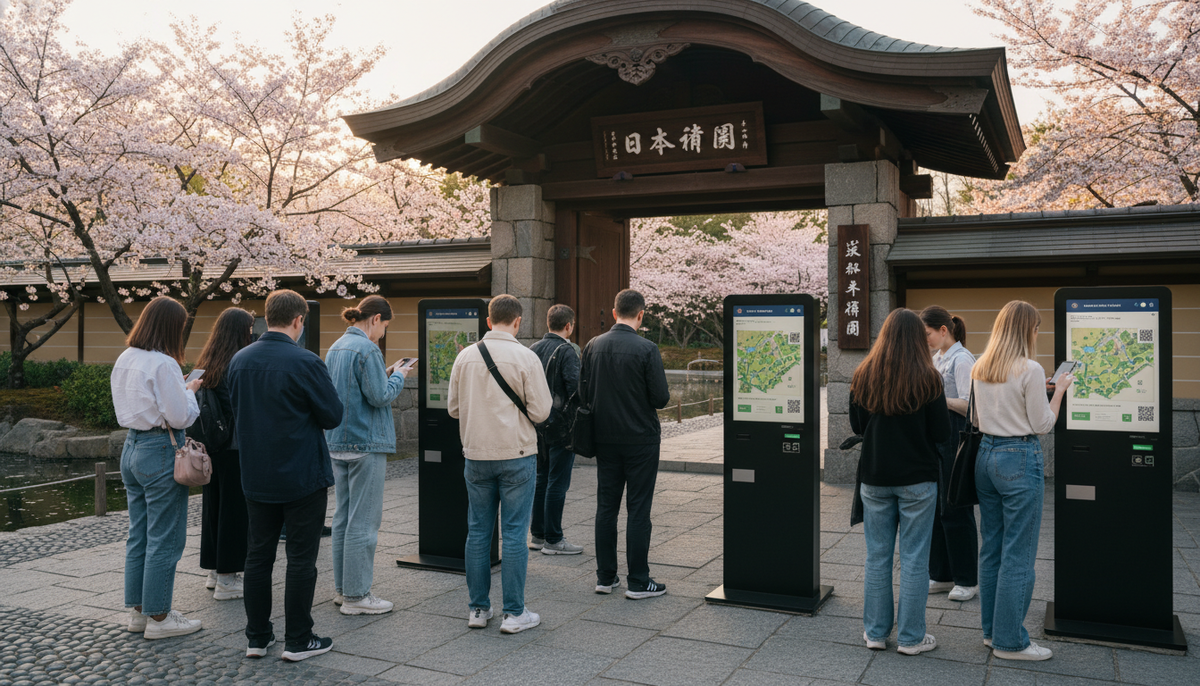 QR-код в Японский сад — это новый биткоин. Иногда очередь занимают с 5 утра, и это не шутка.