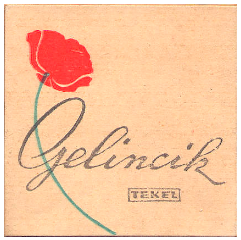 Турция, 1970-х годов. 20 штук в коробке на петлях. Цена (была) 2,25 лиры. Производитель: Tekel. Владелец торговой марки: Tekel.