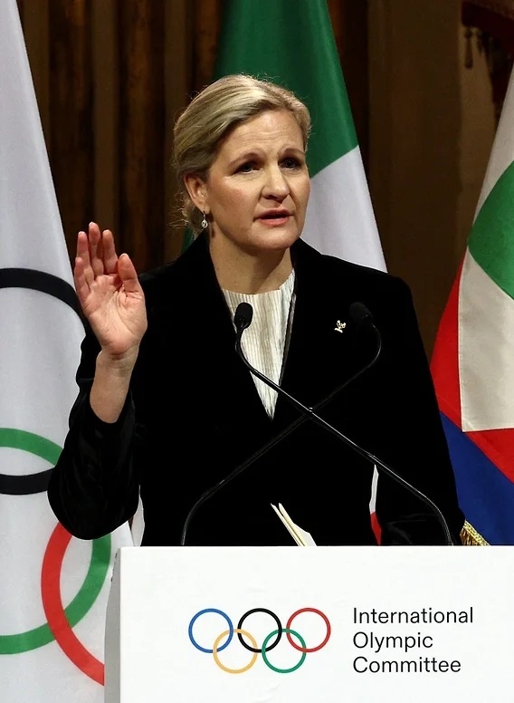 Президент МОК Кирсти Ковентри/ Guglielmo Mangiapane / Reuters