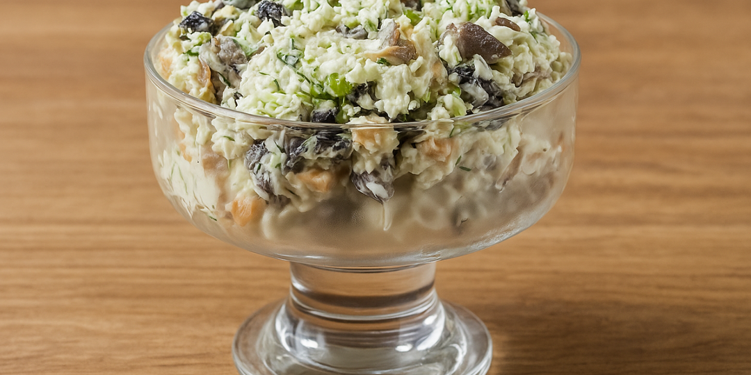 Салат "Фантазия" подают в лучших ресторанах мира, а я готовлю его дома легко и просто. Пошаговый рецепт