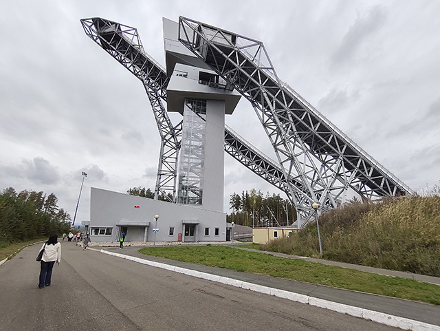 120-метровый трамплин в Федеральном центре подготовки по зимним видам спорта
