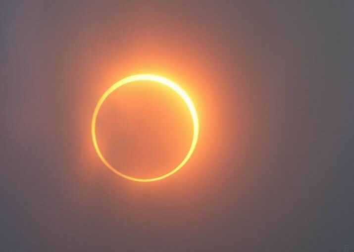 Фото из открытого источника/Кольцевое Солнечное Затмение