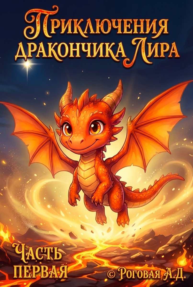 "Приключения дракончика Лира" часть первая Автор Алена Дмитриевна Роговая