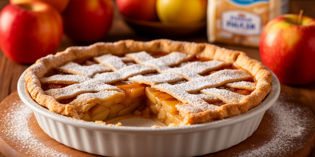 🍎 Французский яблочный пирог по-екатеринбургски: вместо слоёного теста — песочное, вместо корицы — ваниль.