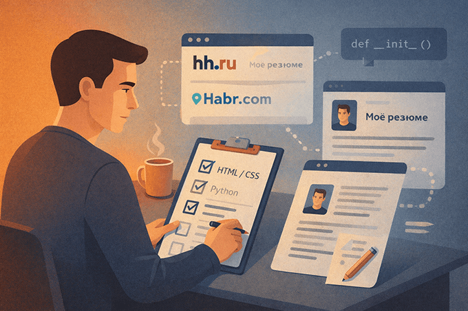 Работа с резюме и навыками