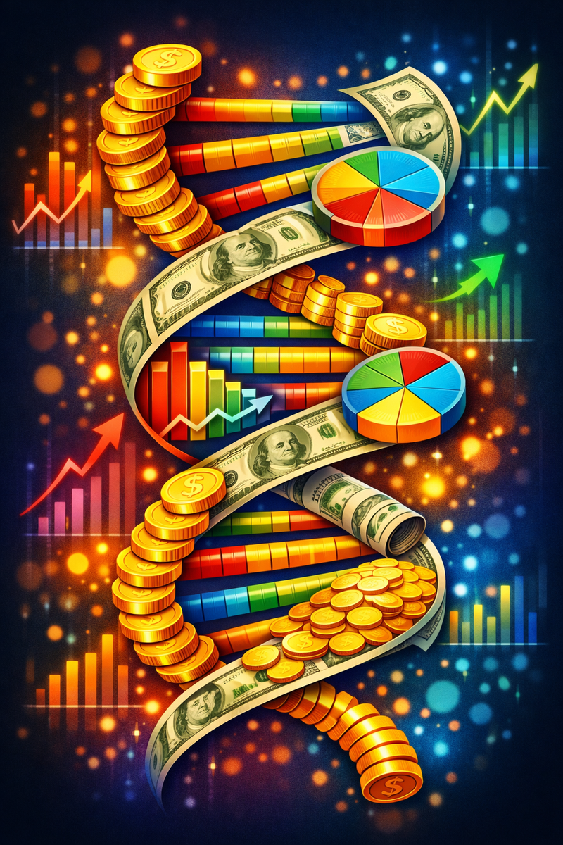 Финансовое ДНК определяет, почему мы тратим, копим или рискуем. Пройдите тест и узнайте, какой вы инвестор, стратег или гедонист