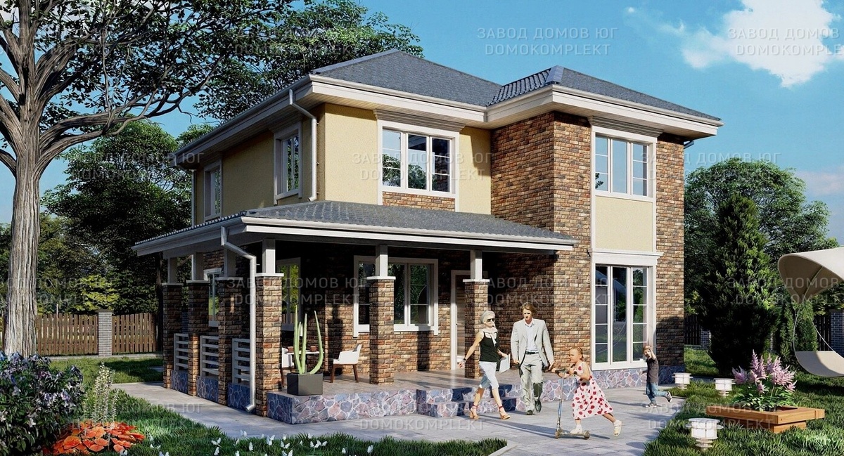 СИП-дом по проекту "Валенсия"