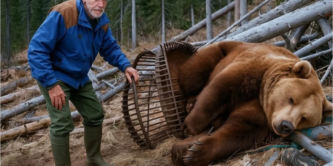 Дед Ефимыч спас медведя из капкана. А он отблагодарил когда это было необходимо больше всего