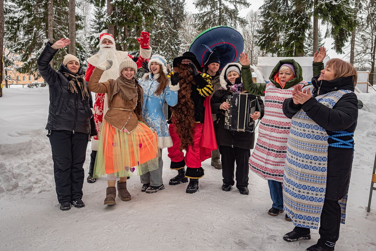  Праздник «Зимний разгуляй» в Придвинской резиденции Деда Мороза. © Times.by