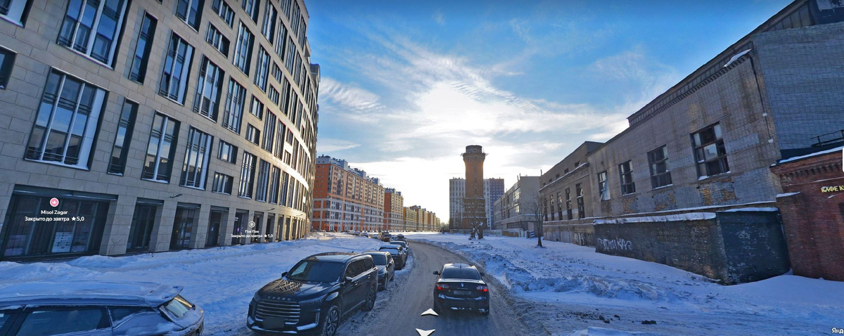 Путь до школы №564 от Ставней и Обводный в панорамах Яндекса — своя красота и романтика места