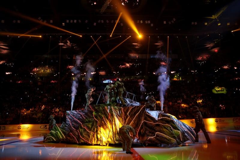    Фото: КХЛ/Предматчевое шоу