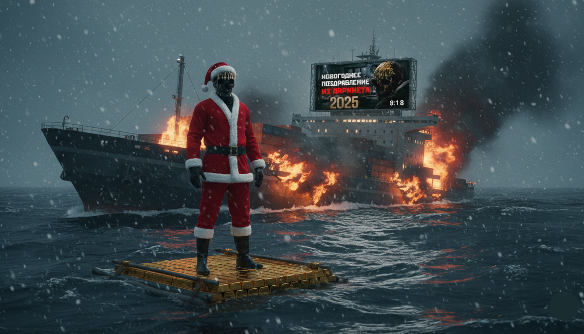 Визуализация созданная автором. Разбор видео «Мориарти поздравляет с Новым 2025 Годом