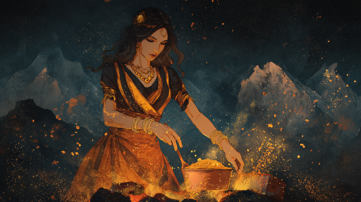 Как огонь и богиня Веста подарили миру карбонару