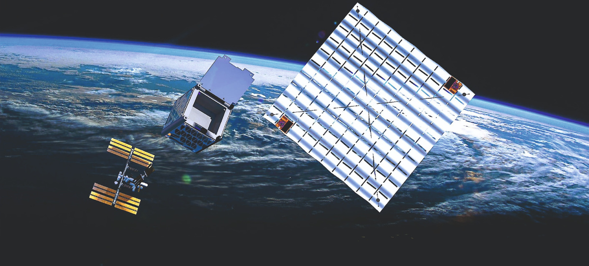 Миниатюрный спутник Alpha CubeSat.