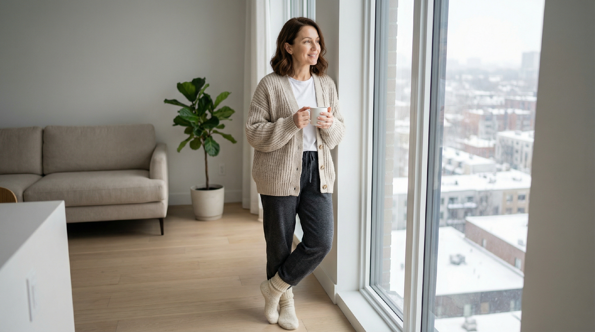 Февральское утро и желание наконец разобраться со своим гардеробом