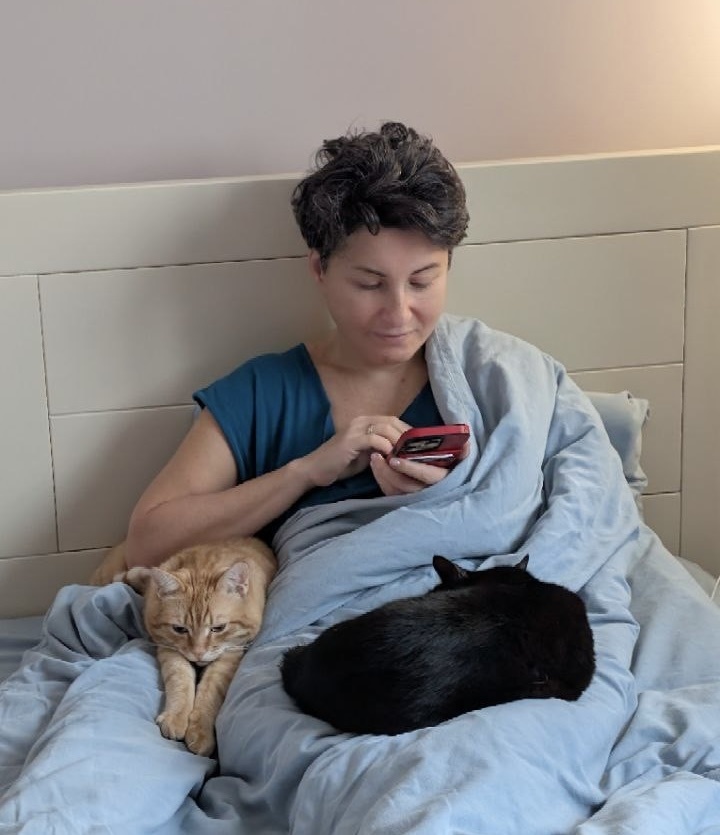 Мы с котами проснулись