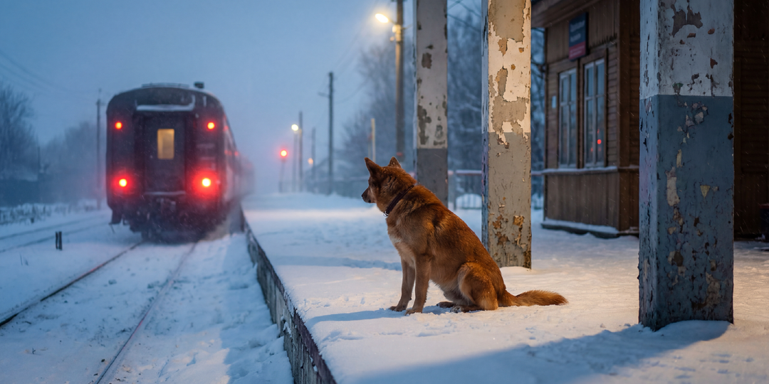 Собака год ждала хозяина на платформе – проводник не выдержал и подошёл