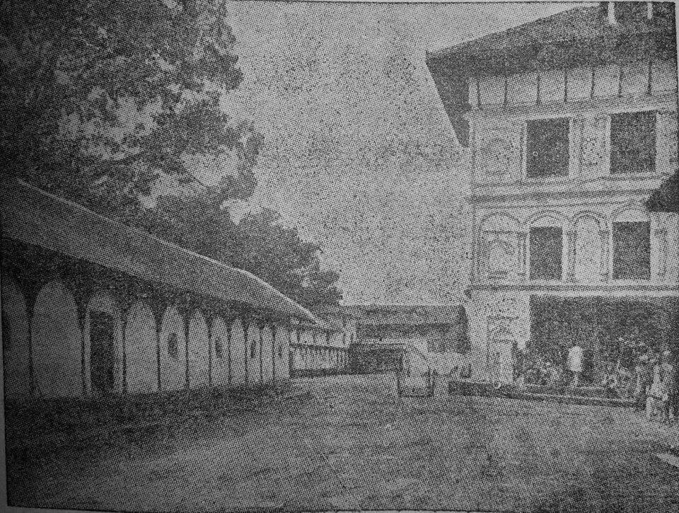 Та самая часть премьерского дворца, где произошло сентябрьское событие 1846 года.