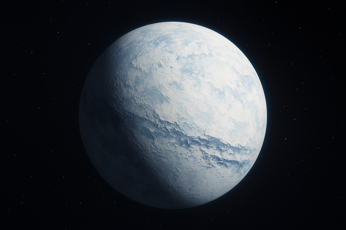 Планета как ледяной шар с тонкой атмосферой