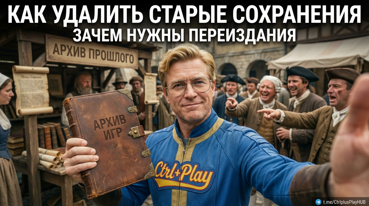 Как удалить старые сохранения игр и зачем нужны переиздания старых игр

