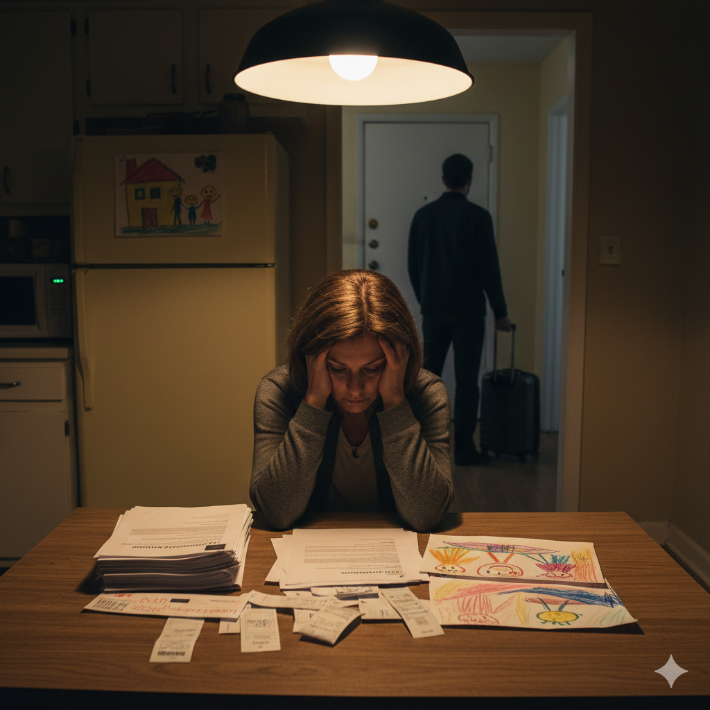 Развод с ипотекой — это не про «мы тихо разошлись и осталось только подписать бумаги». Это про жить в одной квартире с человеком, которого больше не любишь, платить за неё вместе, потому что банк так решил, и каждый день смотреть на стены, которые как будто держат вас в заложниках.