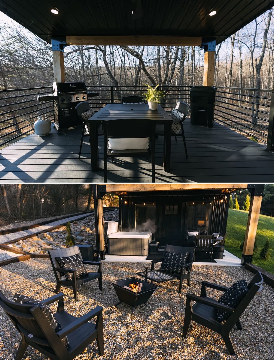 Зоны отдыха на свежем воздухе.