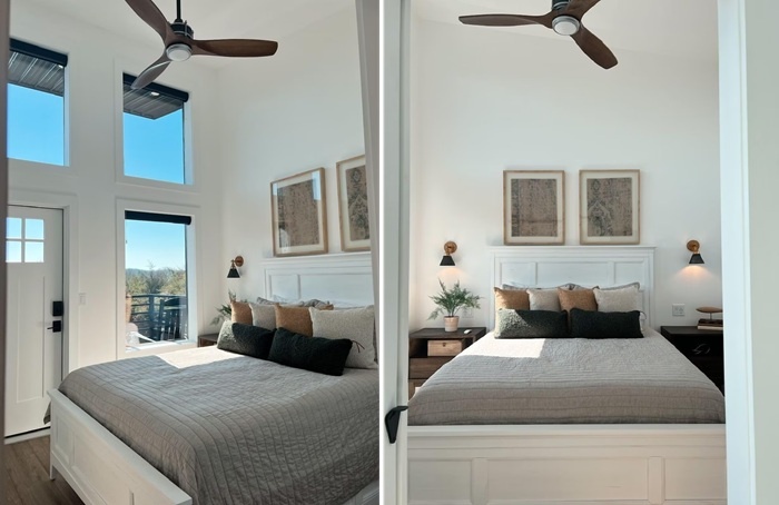 Главная спальня лесного убежища.